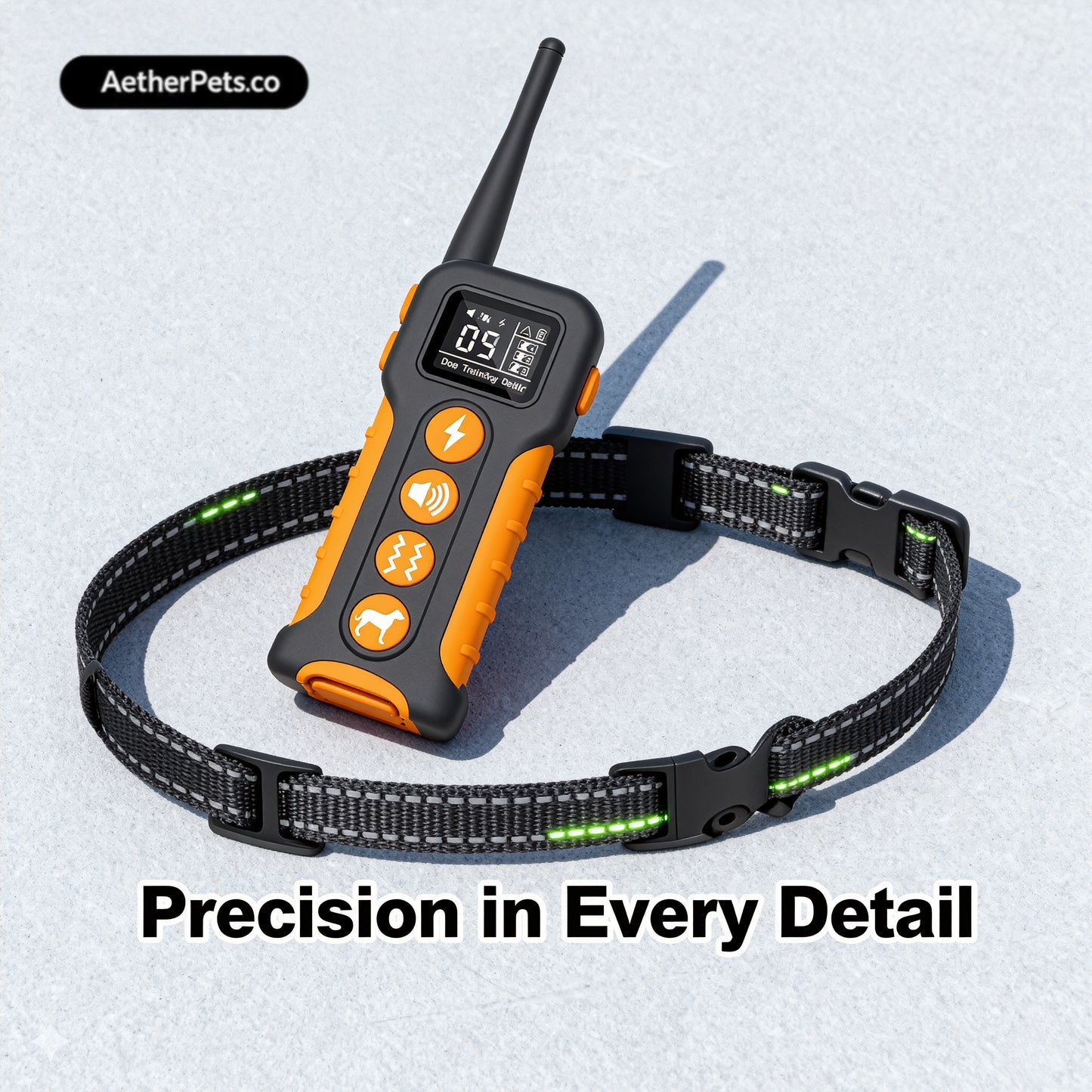 Smart Anti-Bark Training Collar - 3 Modes (Sound/Vibe/Static), Multi-Dog Remote Control