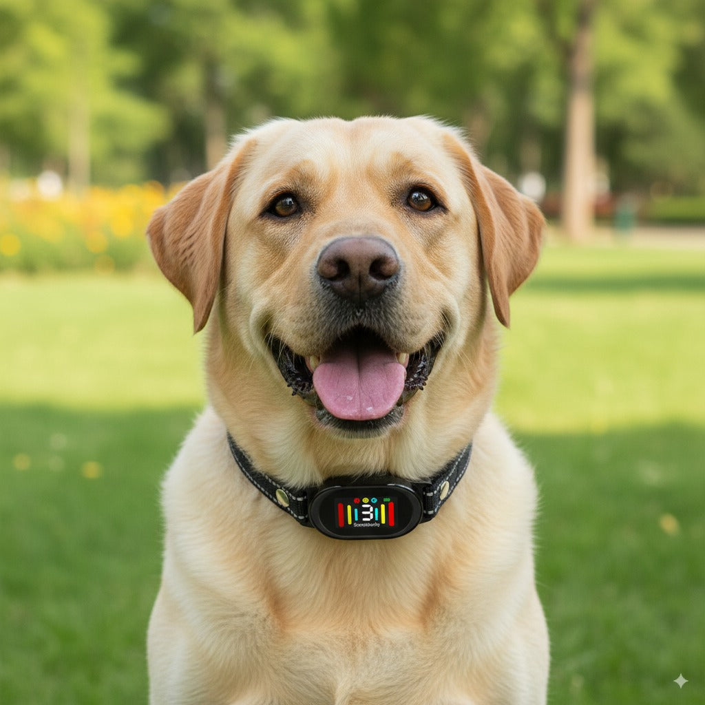 Stop Dog Barking Now! Color Display Rechargeable Anti-Bark Collar - AI-Powered Detection, Zero False Triggers, Anti-Mistouch Bark Collar, IP67 Waterproof Dog Training Collar